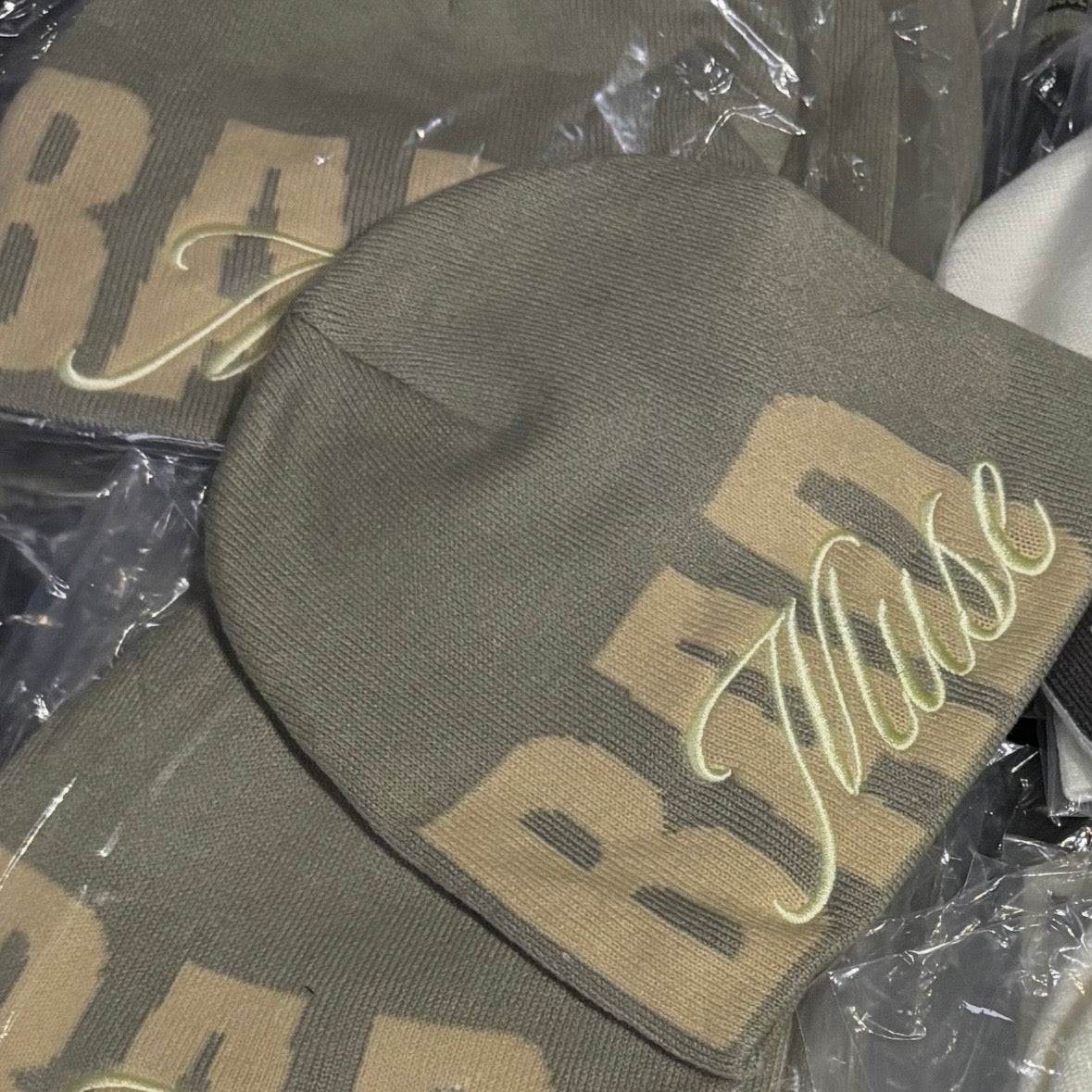 “Muse” Beanie in Khaki