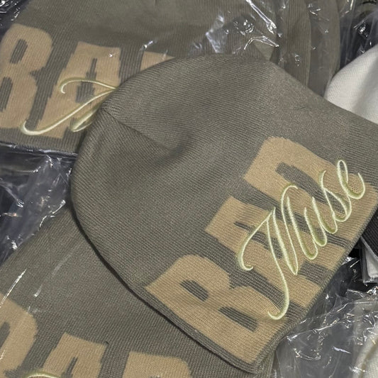 “Muse” Beanie in Khaki